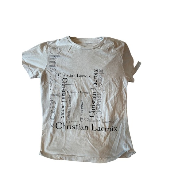 CXL Christian Lacroix WhiteT-Shirt Mens M - Picture 1 of 3